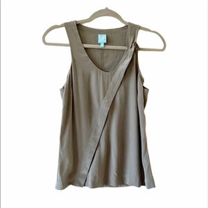CoOp‎ Barney’s NY Gray Silk Top XS